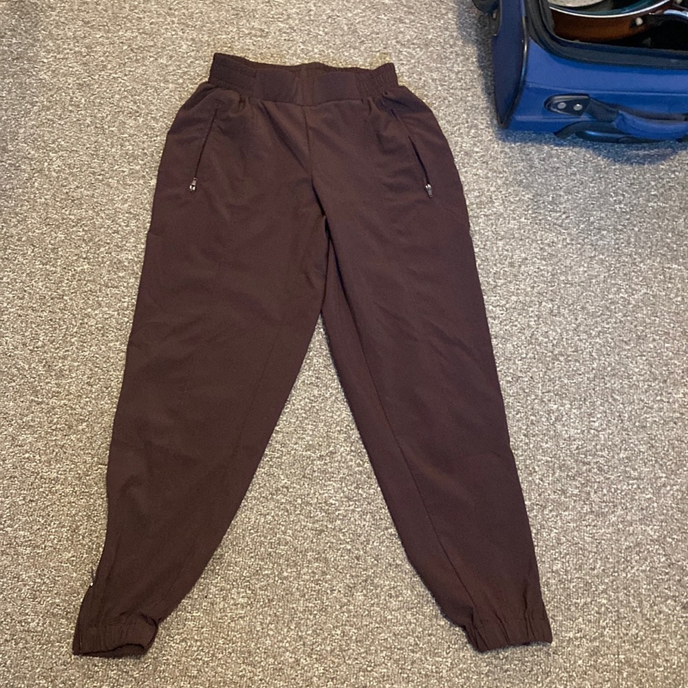 Purple light weight active joggers